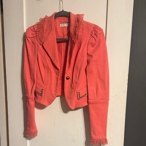 LaRok Coral Bomber Jacket